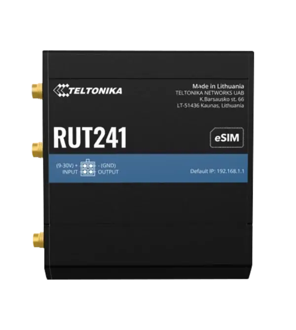 Teltonika Router Rut241 Teltonika RUT241 LTE Cat 4 Industrial Router | Dycor